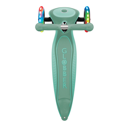 Globber Primo Plus Katlanabilir Işıklı Scooter - Mint Yeşili