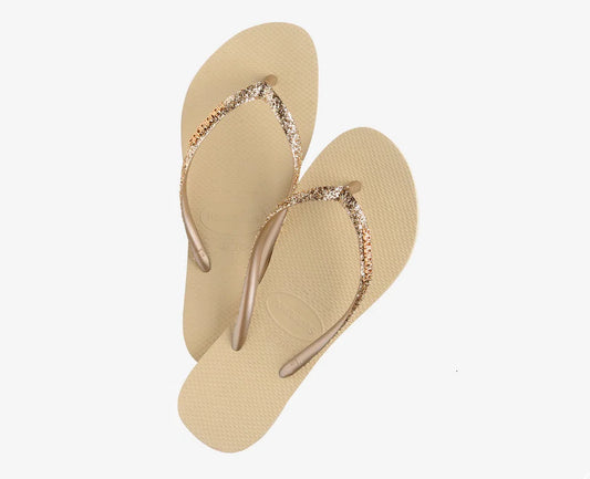 Havaianas Terlik Slim Glitter II Gold