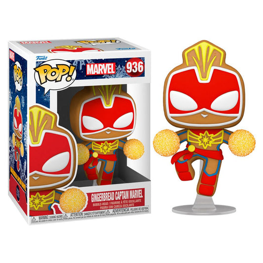 Funko POP Figür Marvel Holiday - Gingerbread Captain Marvel