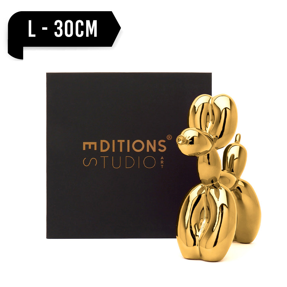 Jeff Koons Balloon Dog Gold Dekor