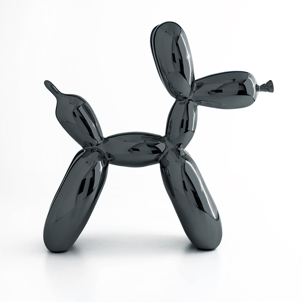 Jeff Koons Balloon Dog Graphite Black Dekor