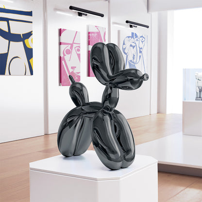 Jeff Koons Balloon Dog Graphite Black Dekor