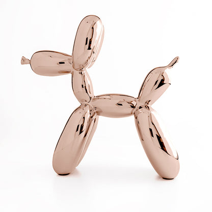 Jeff Koons Balloon Dog Rose Gold Dekor