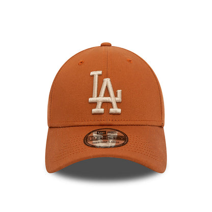 New Era Şapka - LA Dodgers League Essential Kahverengi 39THIRTY Esnek Fit Şapka