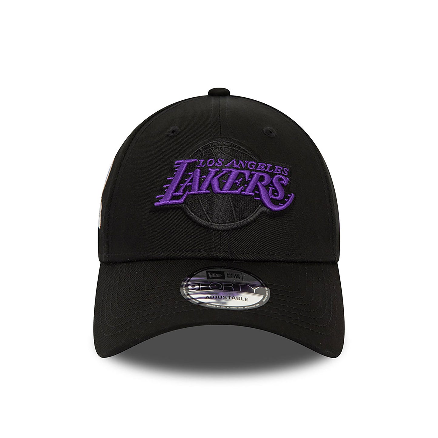 New Era Şapka - LA Lakers NBA Side Patch Siyah 9FORTY Ayarlanabilir Şapka