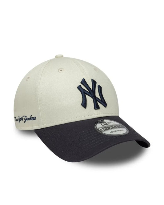 New Era Şapka - NY Yankees MLB Side Script 9FORTY Ayarlanabilir Şapka