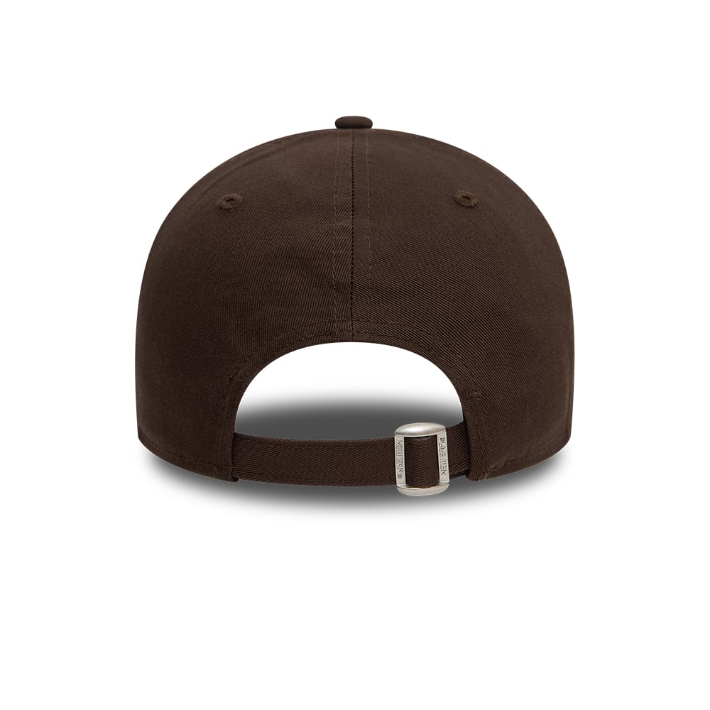 New Era Şapka - New York Yankees League Essential Dark Brown 9FORTY Ayarlanabilir Şapka