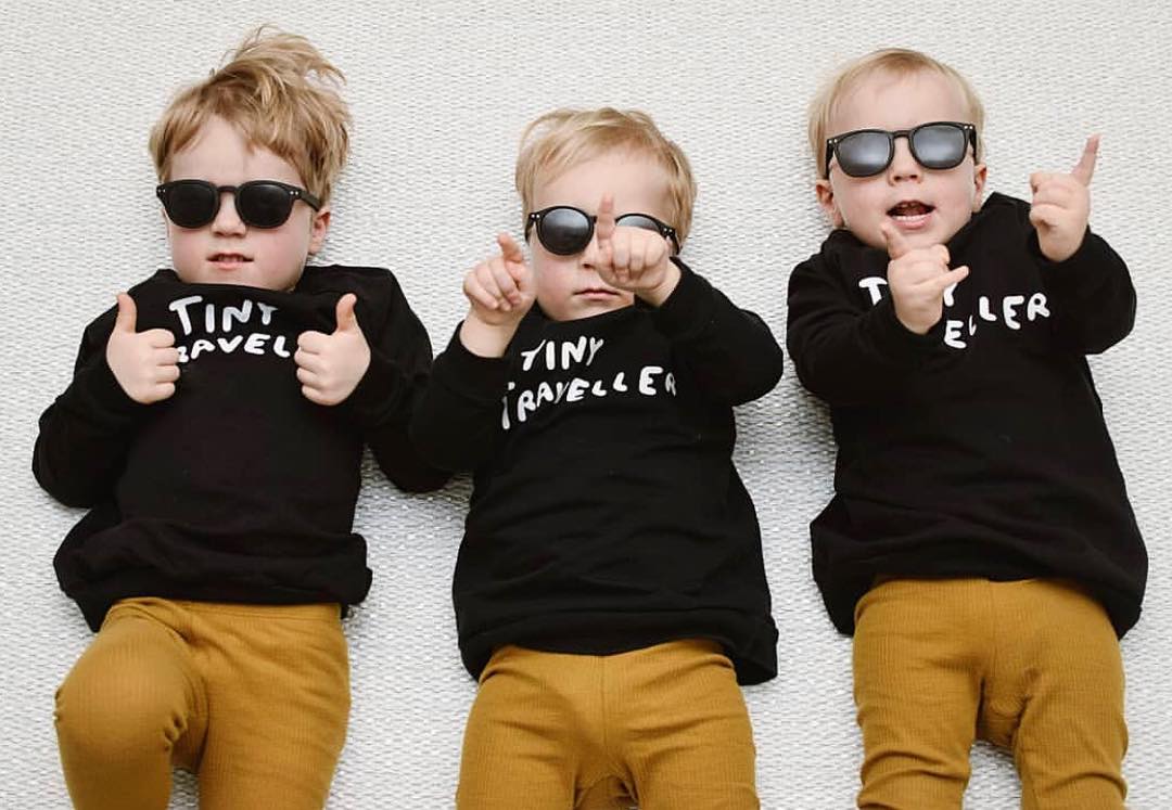 IZIPIZI SUN JUNIOR #E Black - Siyah Çocuk Güneş Gözlüğü
