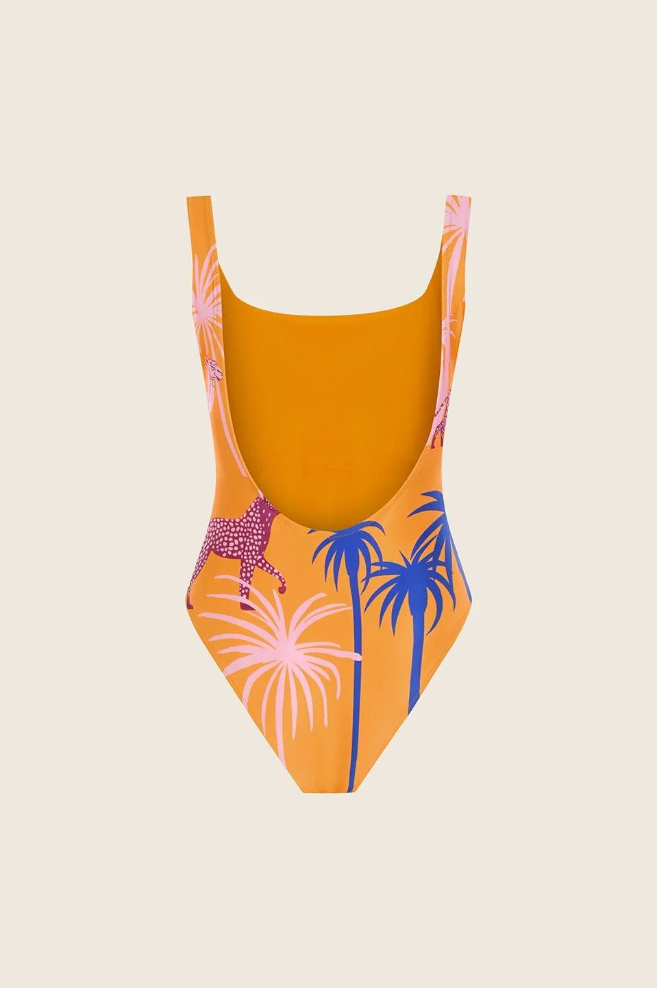 Oopscool - Orange Tiger Swimsuit - Mayo