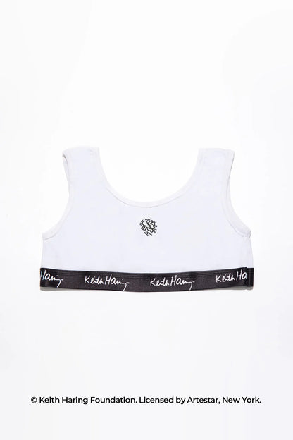 Paul Kenzie X Keith Haring - Logo Baskılı Spor Bralet 6