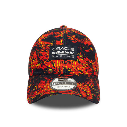 New Era Şapka - Red Bull Racing All Over Print Lacivert 9FORTY Ayarlanabilir Şapka