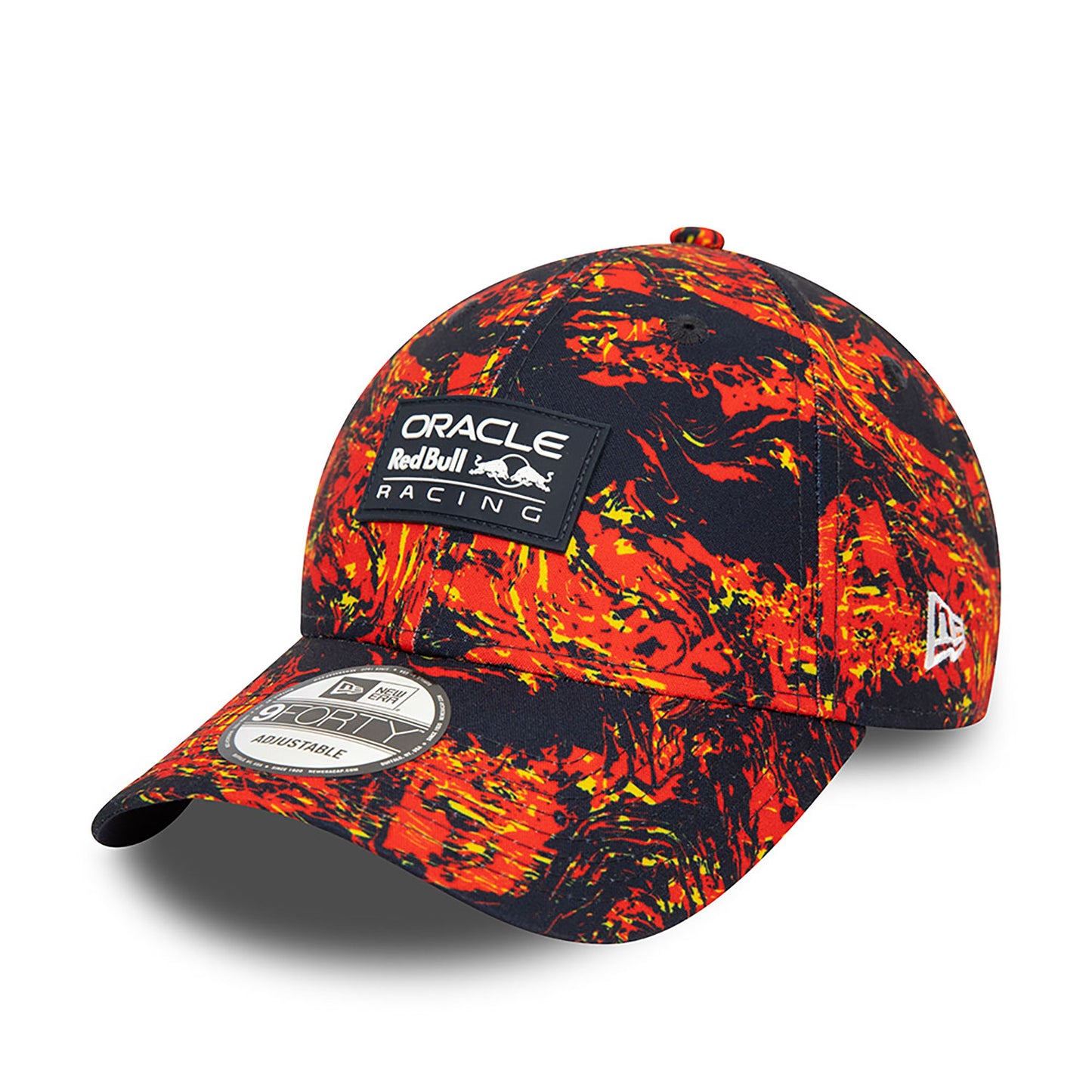 New Era Şapka - Red Bull Racing All Over Print Lacivert 9FORTY Ayarlanabilir Şapka