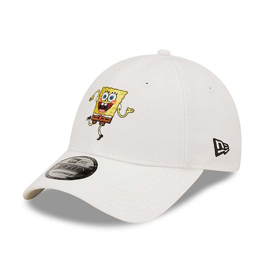 New Era Şapka - Spongebob Squarepants Nickelodeon Beyaz 9FORTY Ayarlanabilir Şapka