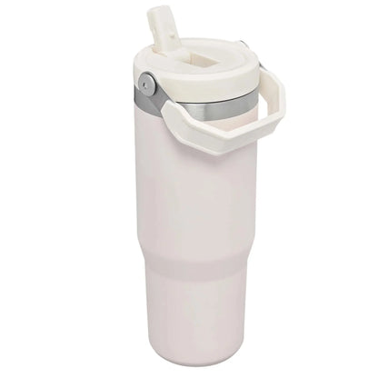 Stanley The IceFlow Flip Straw Pipetli Termos Bardak 0,89 LT Rose Quartz