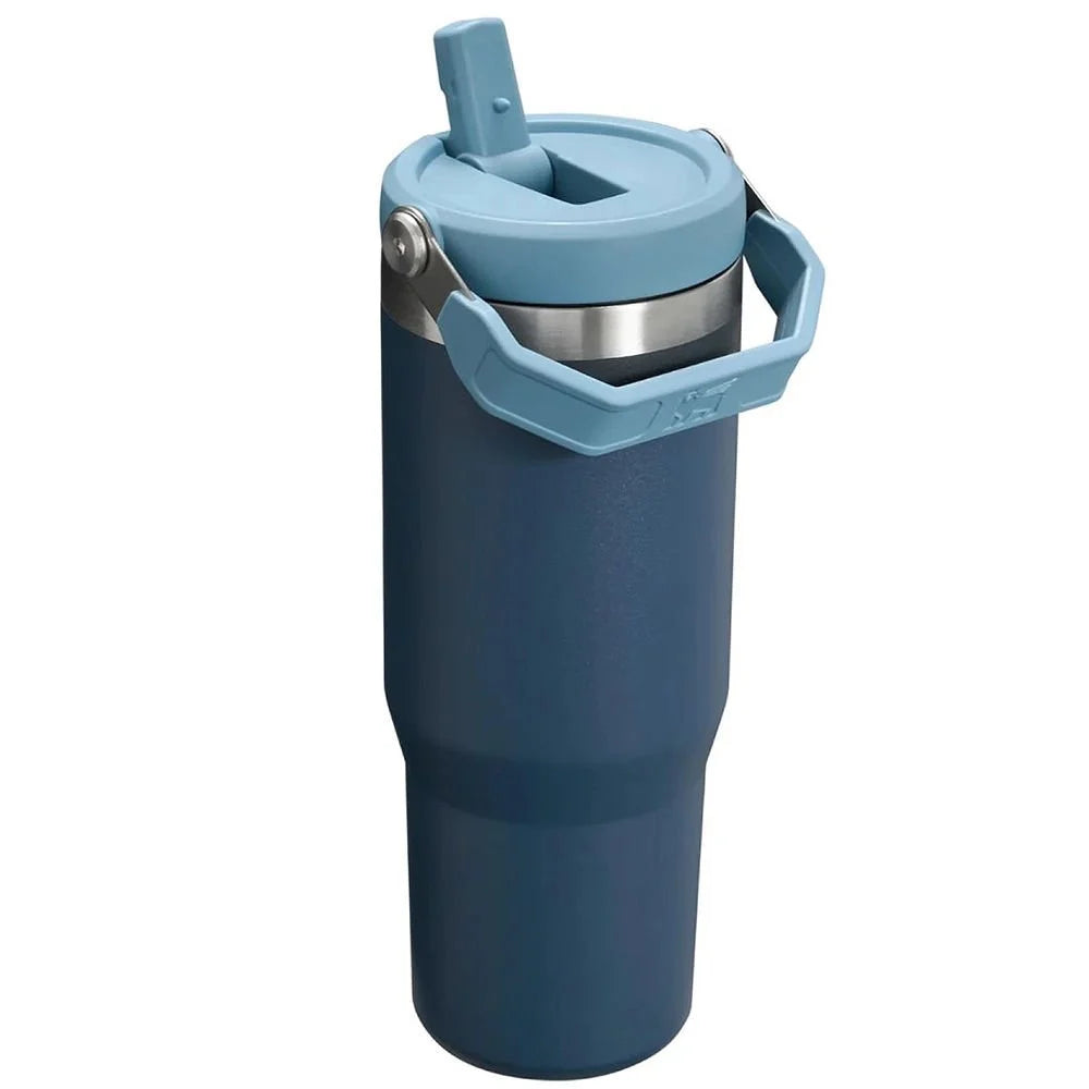 Stanley The IceFlow Flip Straw Pipetli Termos Bardak 0,89 LT Navy