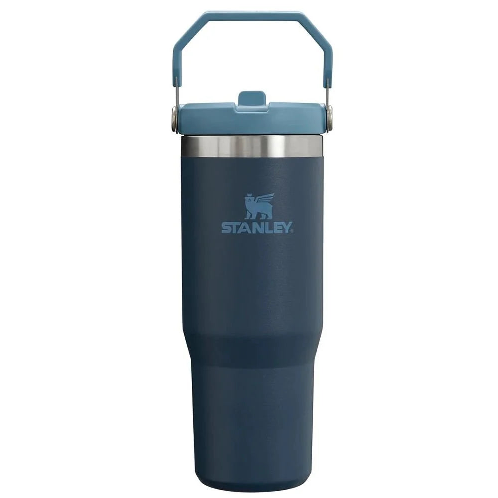Stanley The IceFlow Flip Straw Pipetli Termos Bardak 0,89 LT Navy