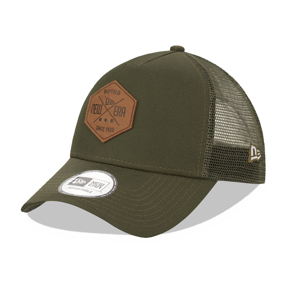 New Era Heritage Patch Trucker 9Forty Haki - Eklektik House