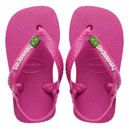 Havaianas Baby Brasil Logo II Crystal Rose - Eklektik House