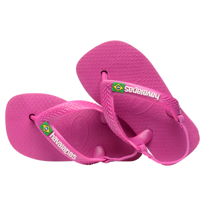 Havaianas Baby Brasil Logo II Crystal Rose - Eklektik House