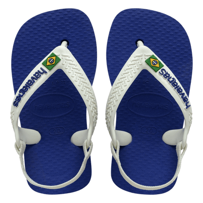 Havaianas Baby Brasil Logo II Marine Blue - Eklektik House