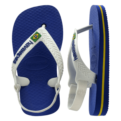 Havaianas Baby Brasil Logo II Marine Blue - Eklektik House