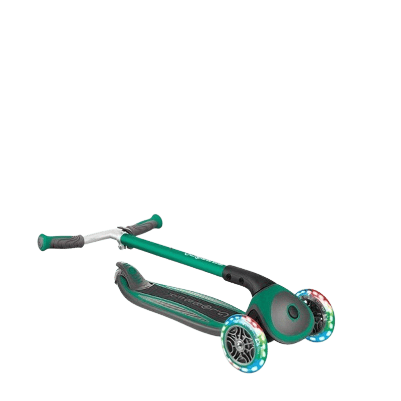 Globber Master Işıklı Katlanabilir Scooter Koyu Yeşil - Eklektik House