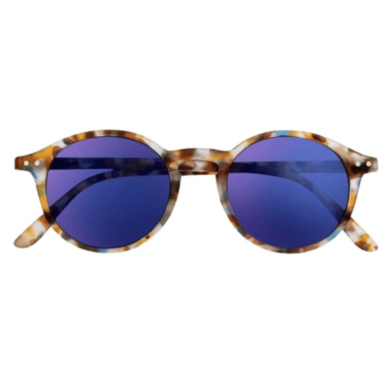IZIPIZI SUN #D Blue Tortoise Unisex Güneş Gözlüğü (Mirror) - Eklektik House
