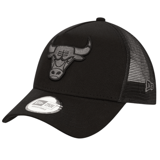 New Era Bob Team Logo 940 Chicago Bulls Black - Eklektik House