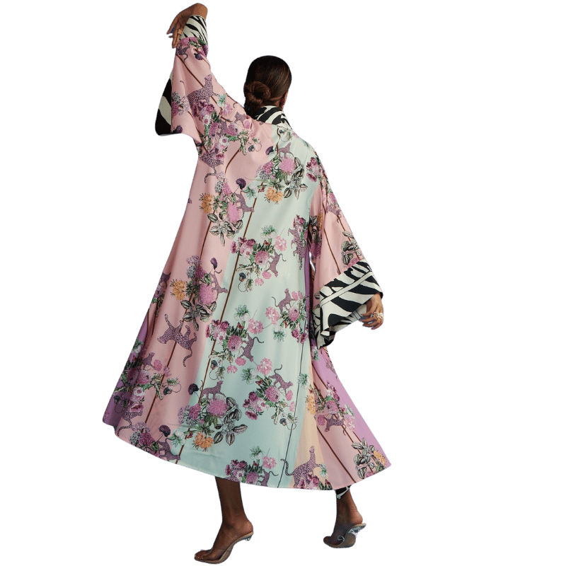 Mint Flower Kimono - Eklektik House