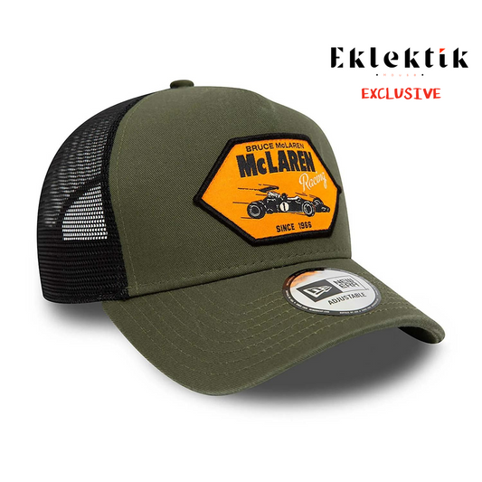 Eklektik Exclusive - New Era Mclaren Lifestyle Trucker 9Forty Haki - Eklektik House