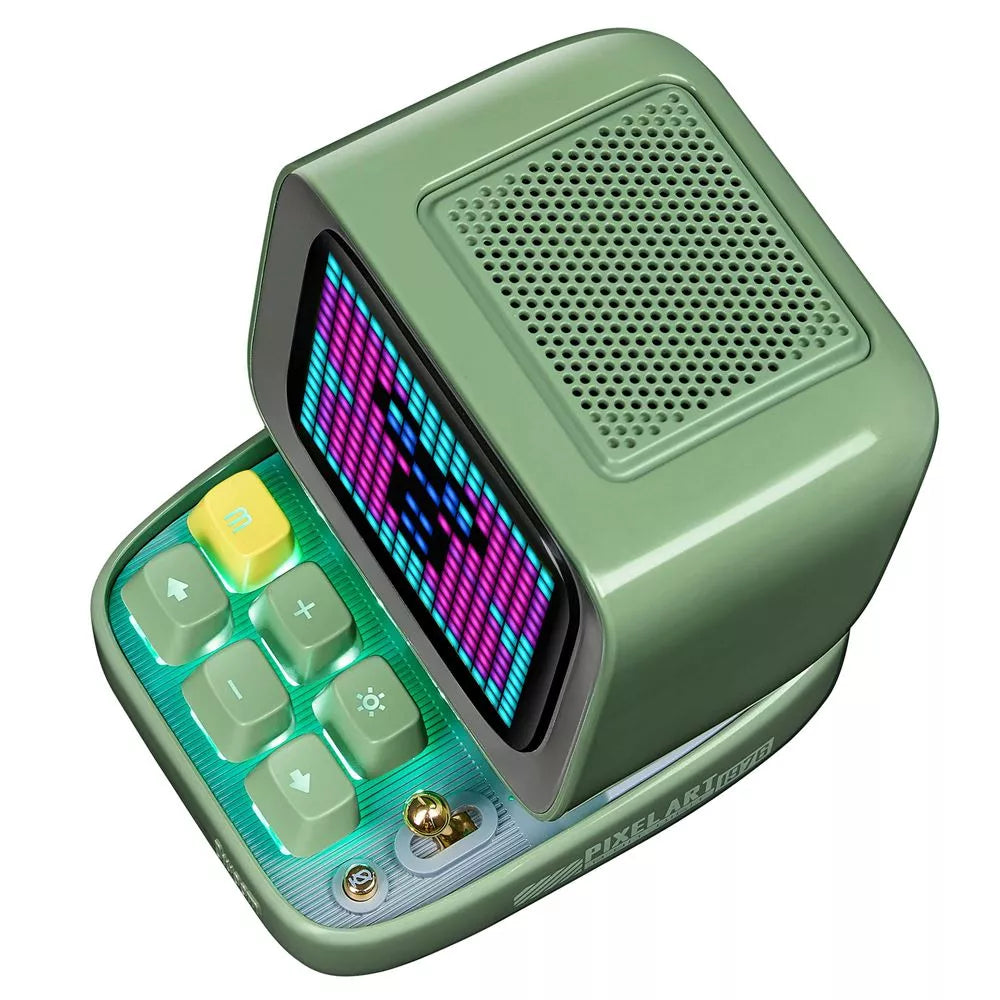 Divoom DitooMic Piksel Ekranlı Karaoke Mikrofonlu Bluetooth Hoparlör - Eklektik House