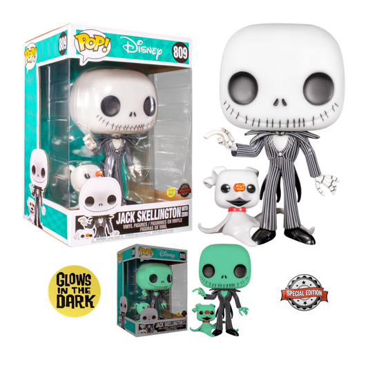 Funko POP Figür -  10" Jack Skellington (Glow in dark) - Eklektik House