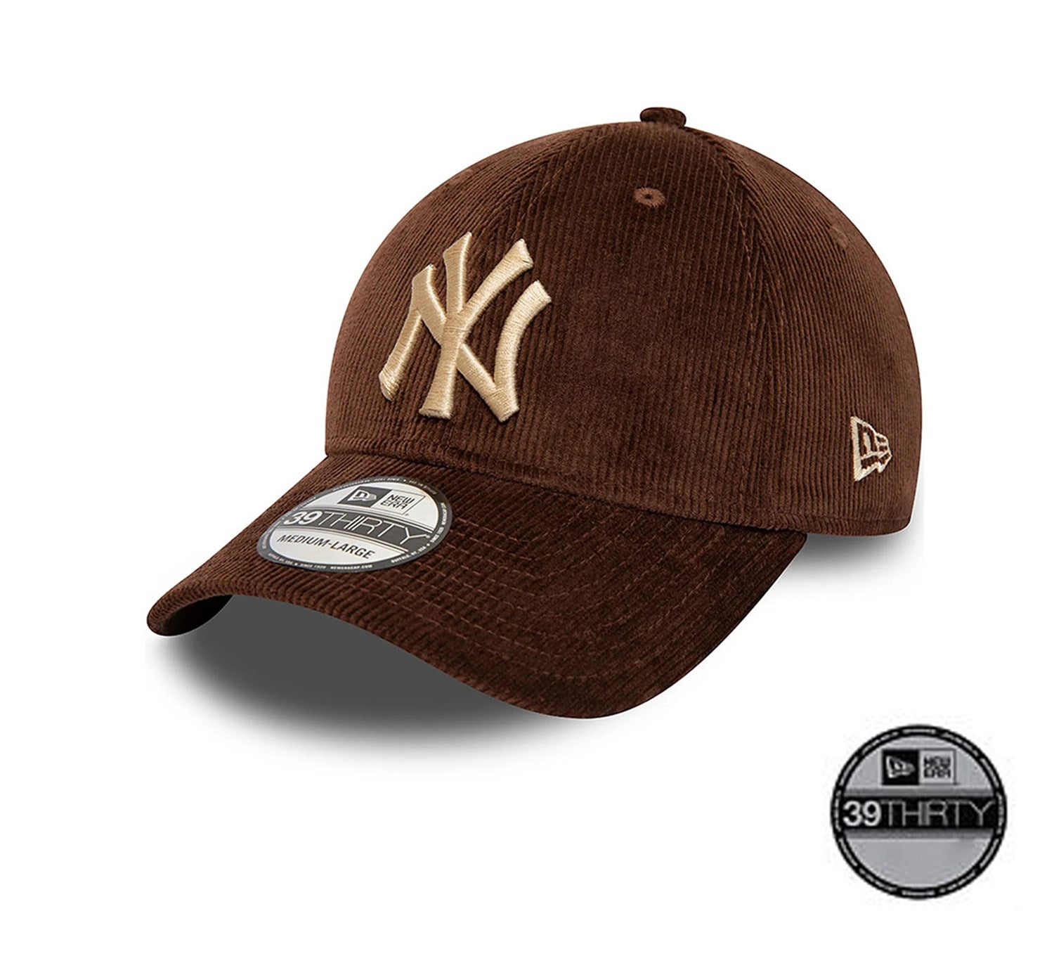 New Era New York Yankees Cord 39Thirty Kahverengi - Eklektik House