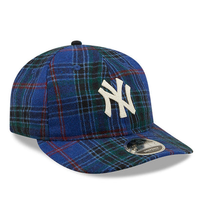 New Era New York Yankees Tartan Blue 9FIFTY Retro Crown Şapka - Eklektik House