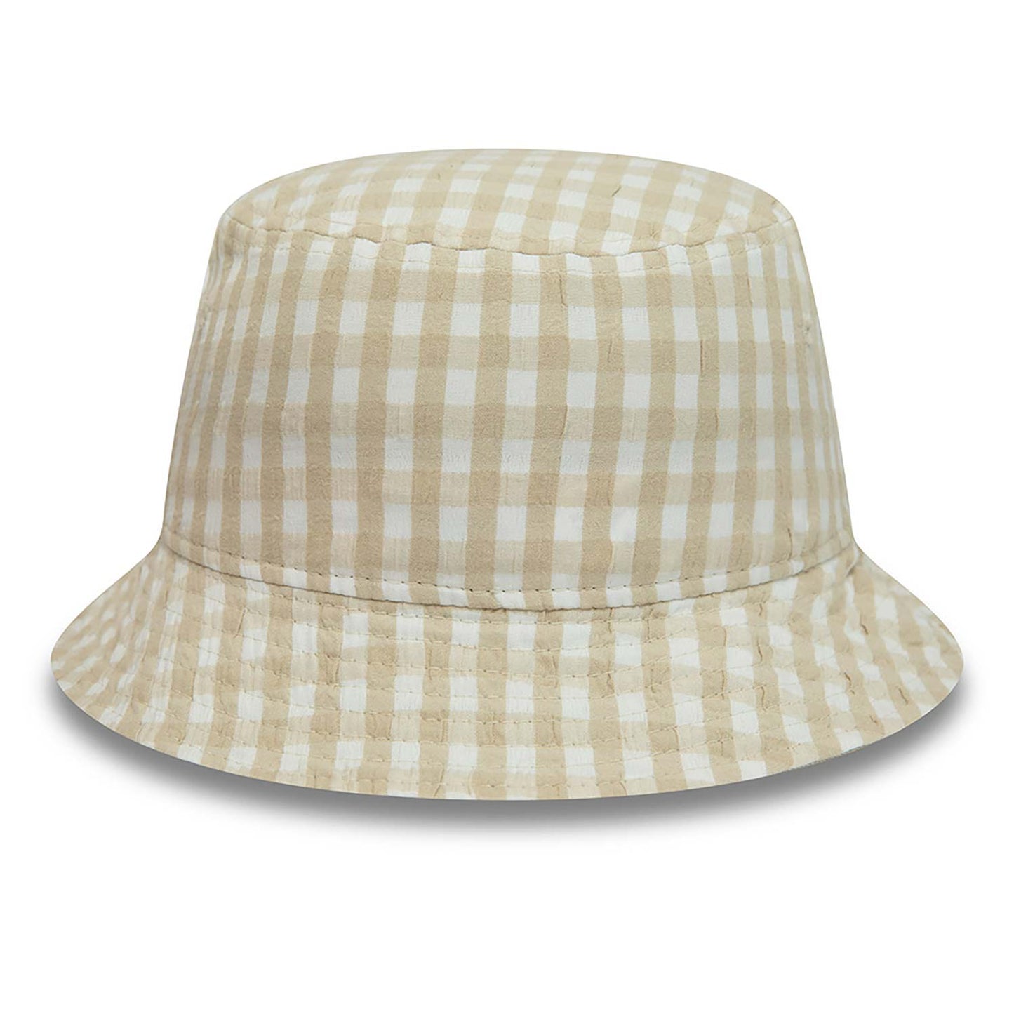 New Era New York Yankees Woman Gingham Tapered Bucket Bej - Eklektik House